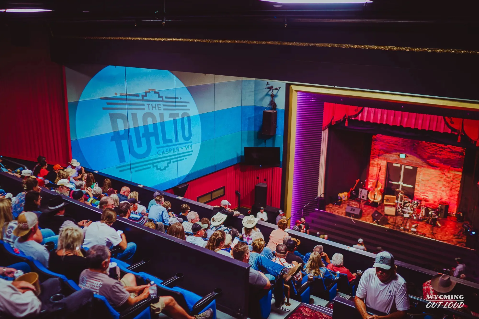 Full room facing The Rialto stage
