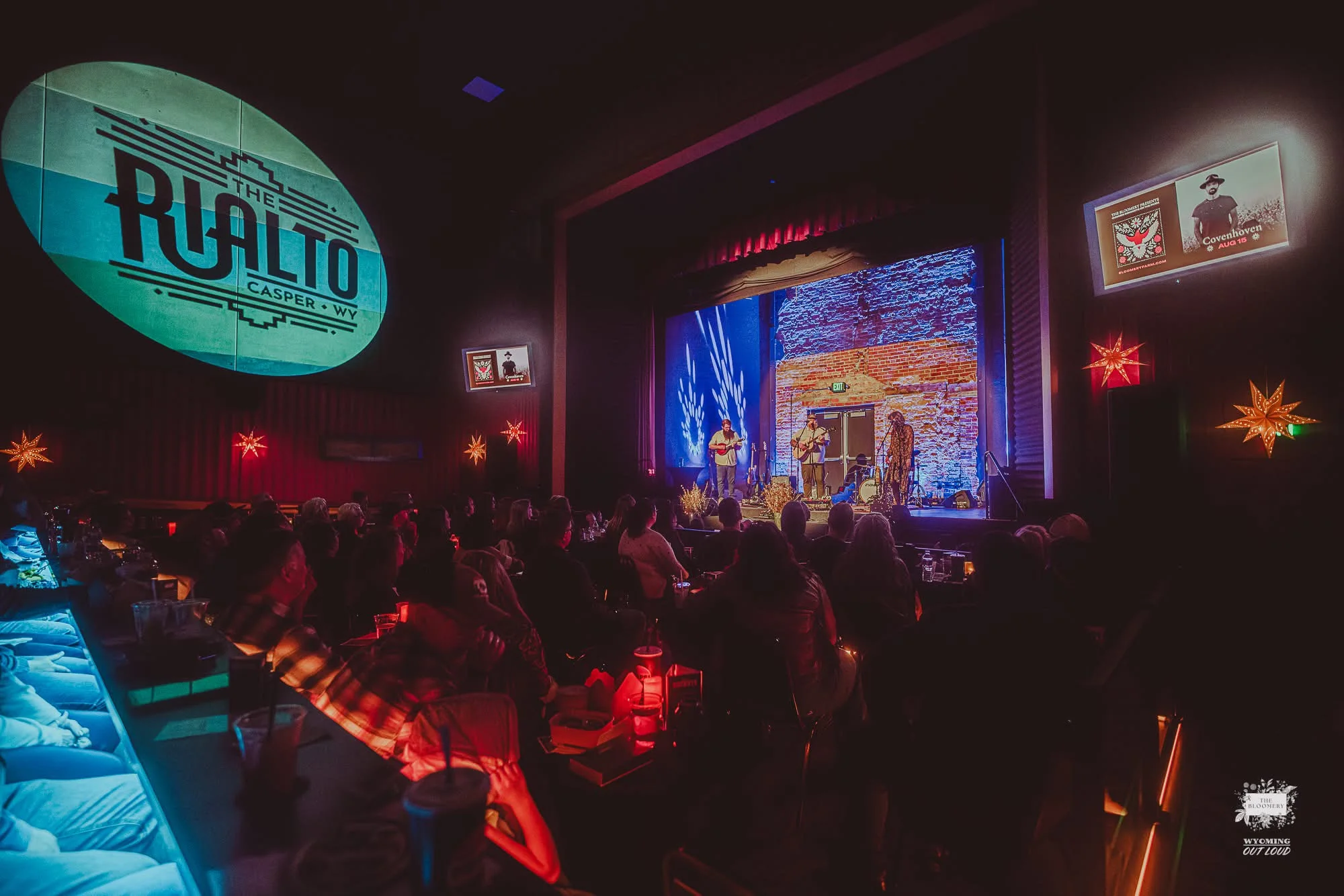 Full audience at a live Rialto show