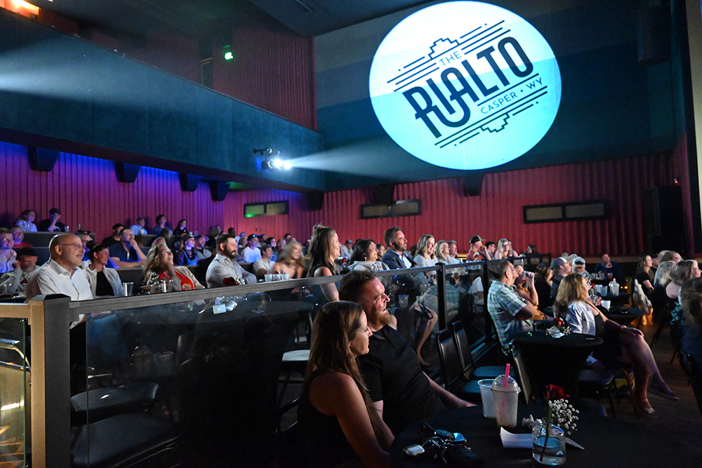 Guests inside the renovated Rialto Casper auditorium